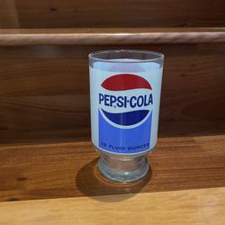 1980 Pepsi Cola 12 Oz Drinking Glass