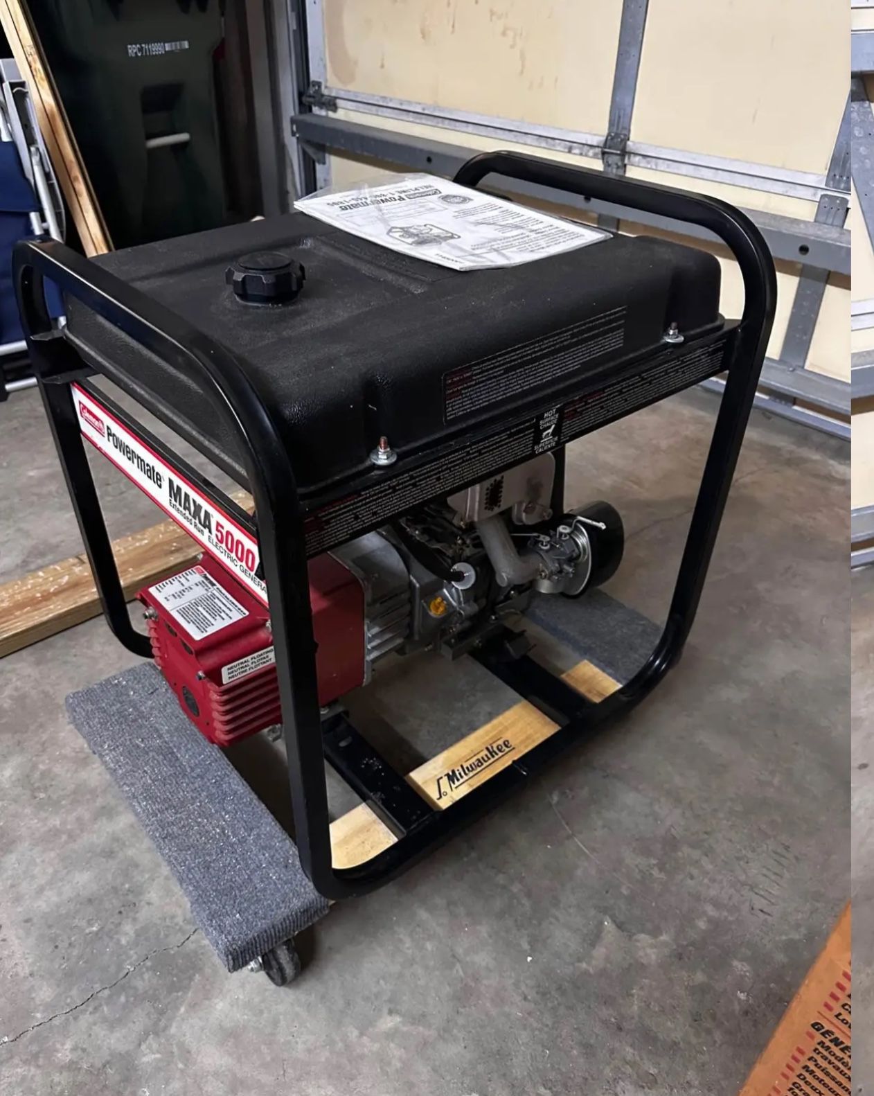 Coleman Powermate MAXA 5000 ER Extended Run Electric Generator