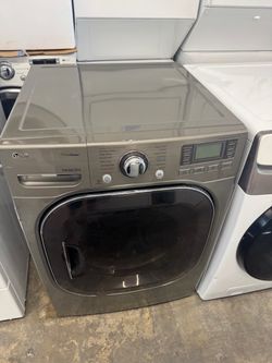 Used LG Gas Dryer Stainless Steel