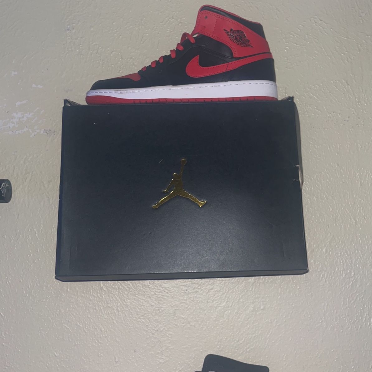 Red And Black Jordan 1s