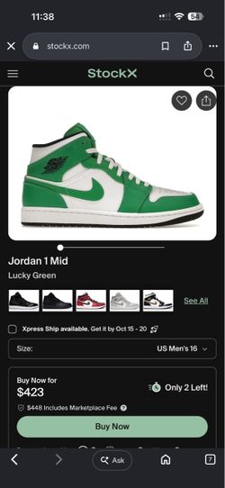 Air Jordan 1 Lucky Green🍀🍀
