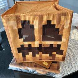 Halloween Minecraft Pumpkin Block Head Costume