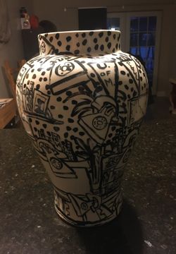 Vintage Art Deco vase from the bill cosby set
