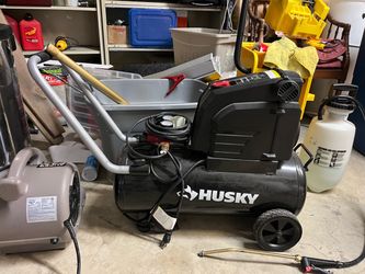 +3                    This is a Husky 8 Gallon 150 PSI Portable Electric Air Compressor (Model 0300816),