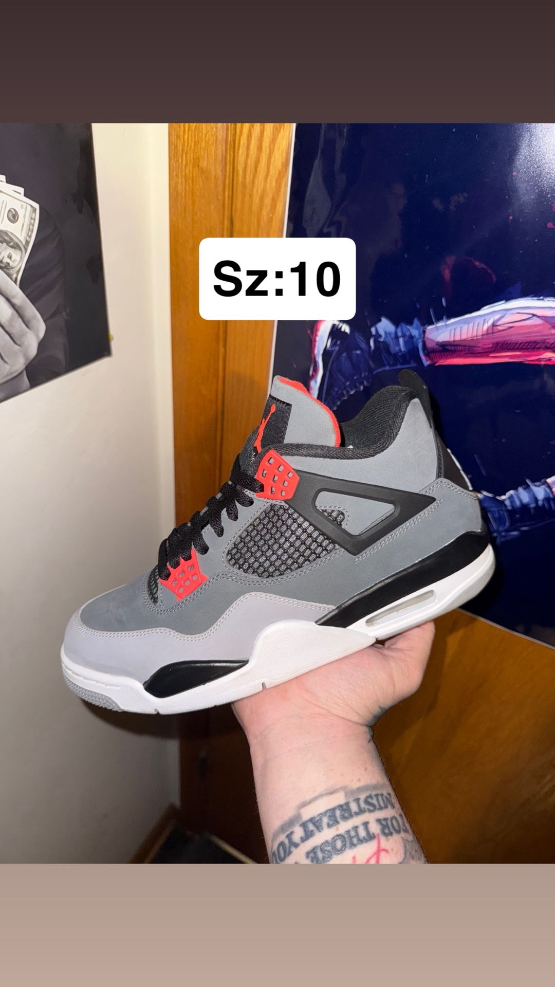 Jordan Retro 4 Infrared