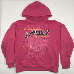 pink spyder hoodie
