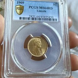 1909 Lincoln Wheat Cent 