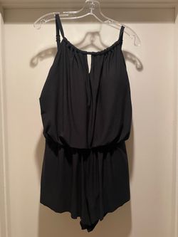 Black XL (16-18) Women's Swimwear (Aqua Green Brand)