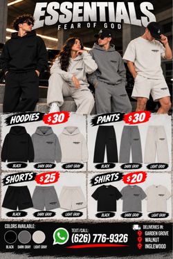 🔥 ESSENTIALS FEAR OF GOD 🔥