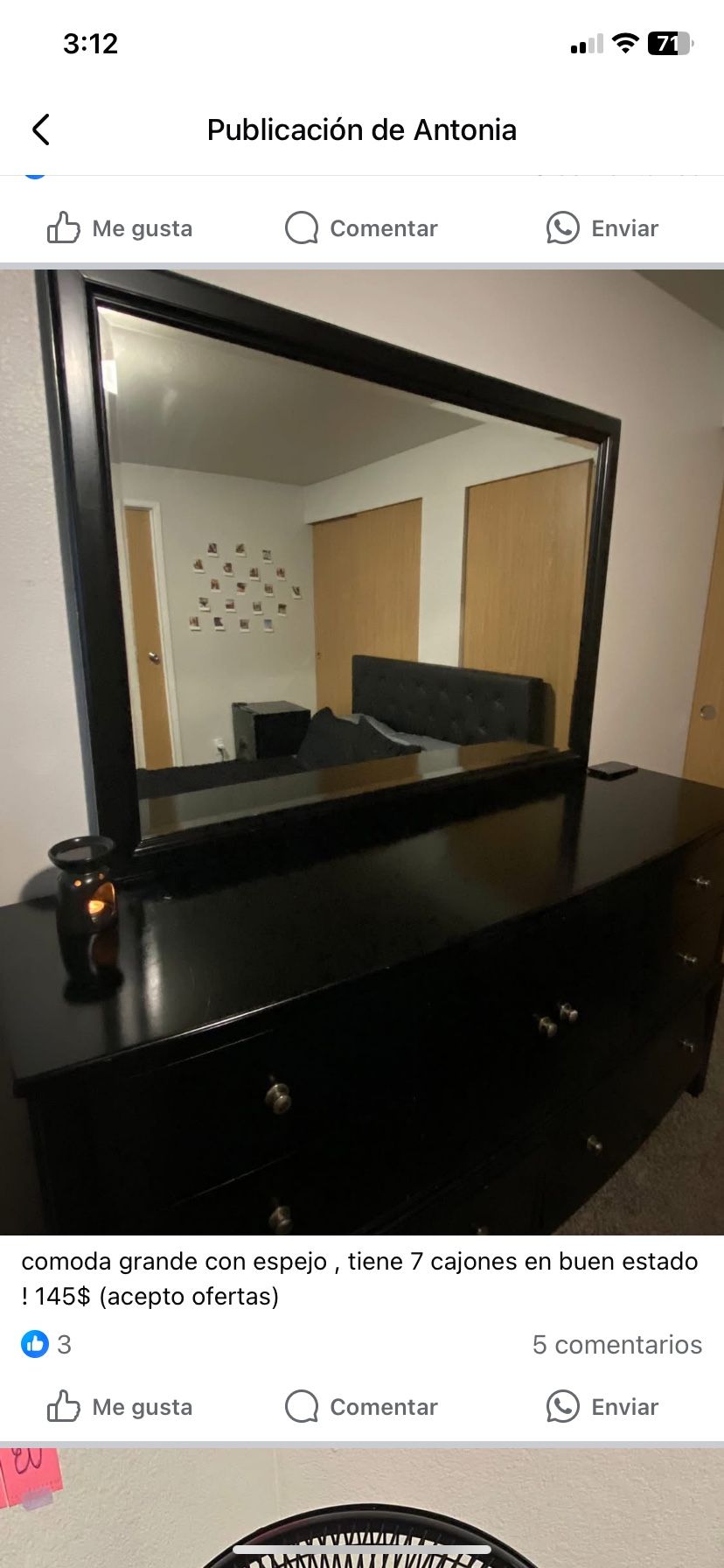 Dresser With Mirror