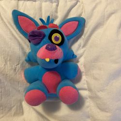 FBLUE FOXY BLACKLIGHT 2017 FNAF FIVE NIGHTS AT FREDDYS 8" OFFICIAL PLUSH