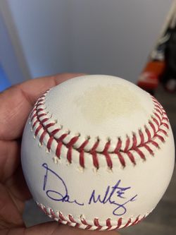 autographed Don Mattingly ball