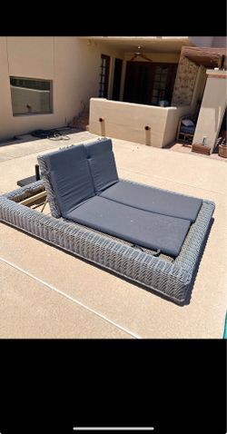 Restoration hardware discontinued Majorica collection chaise lounge chairs . Please read