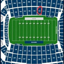 Seattle Seahawks VS Arizona Cardinals AMAZING SEATS