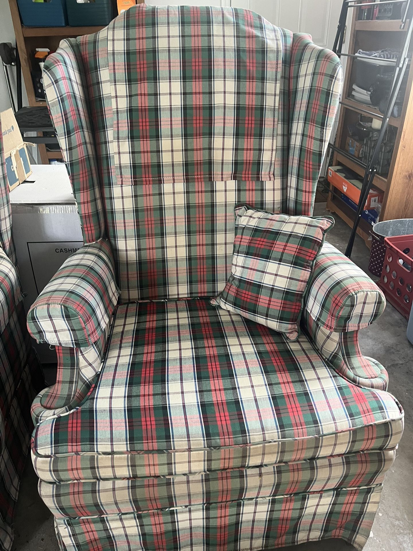 Two Wing Back chairs