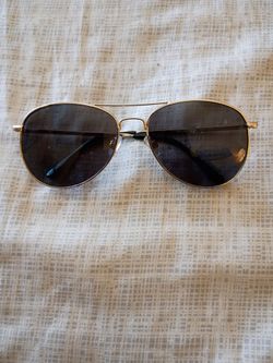 Sunglasses Aviators (Gold Frame)