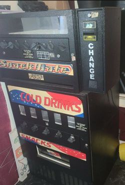 Vending Machine Cold Drinks And Snacks