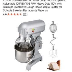 VEVOR Commercial Food Mixer 