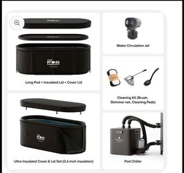 The Pod Company Long Pod Ice Bath Full Bundle