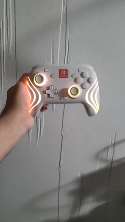 Switch Controller Pro Wireless Afterglow Wave RGB and motion control Working