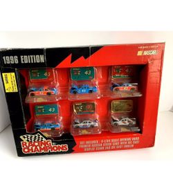 NIB - Racing Champions Vintage 1996 NASCAR Edition Set of 6 Cars ...