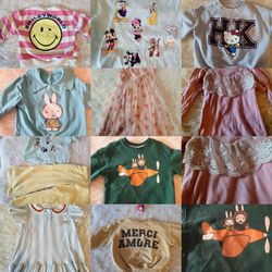 Zara girl size 5T ( all 9 pieces clothes  together ) super good conditions