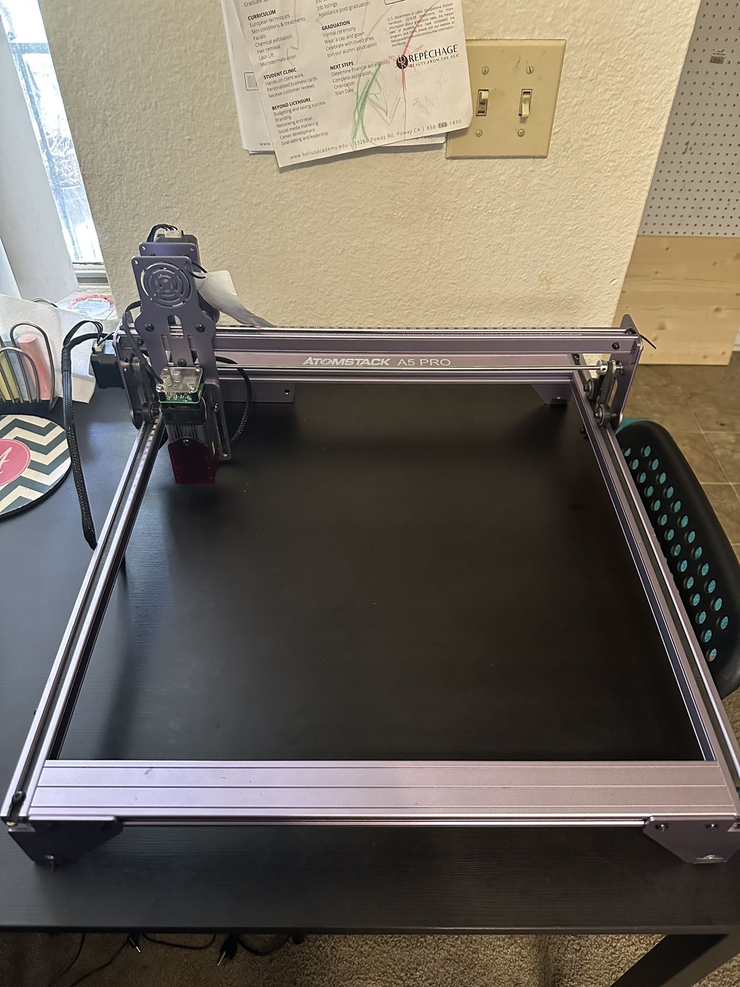 Laser Engraving Machine And Laptop