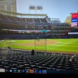2 Tix Padres v Phillies Sat 4/27 Field Box 113 First Base - Great Seats, Great Deal!