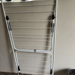 Door Hanging Folding Clothes Rack $5 OBO