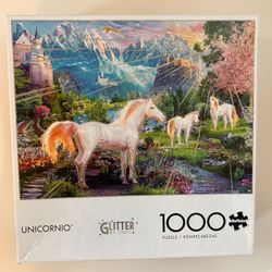 Buffalo Games Unicornio (glitter Edition) - 1000 Piece Puzzle