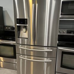 ✨ Samsung Stainless Steel 4-Door Refrigerator ✨ 