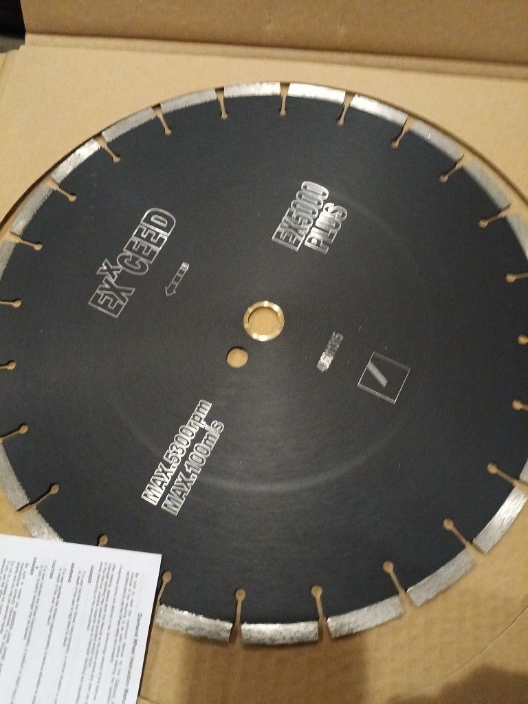 Exxceed EX 5000 Daimond Concrete Saw Blade