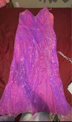 Pink Sparkly Sequin Dress – Glamorous Formal Party Dress
