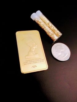 Egyptian Gold Bar Collectible Lot