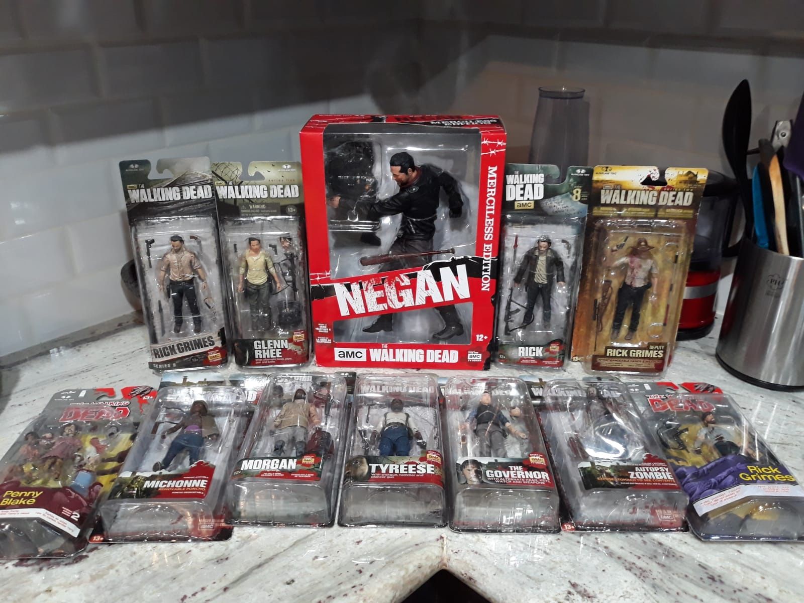 Walking dead collection action figures