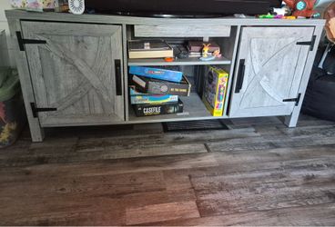 Living TV Stand With Fireplace