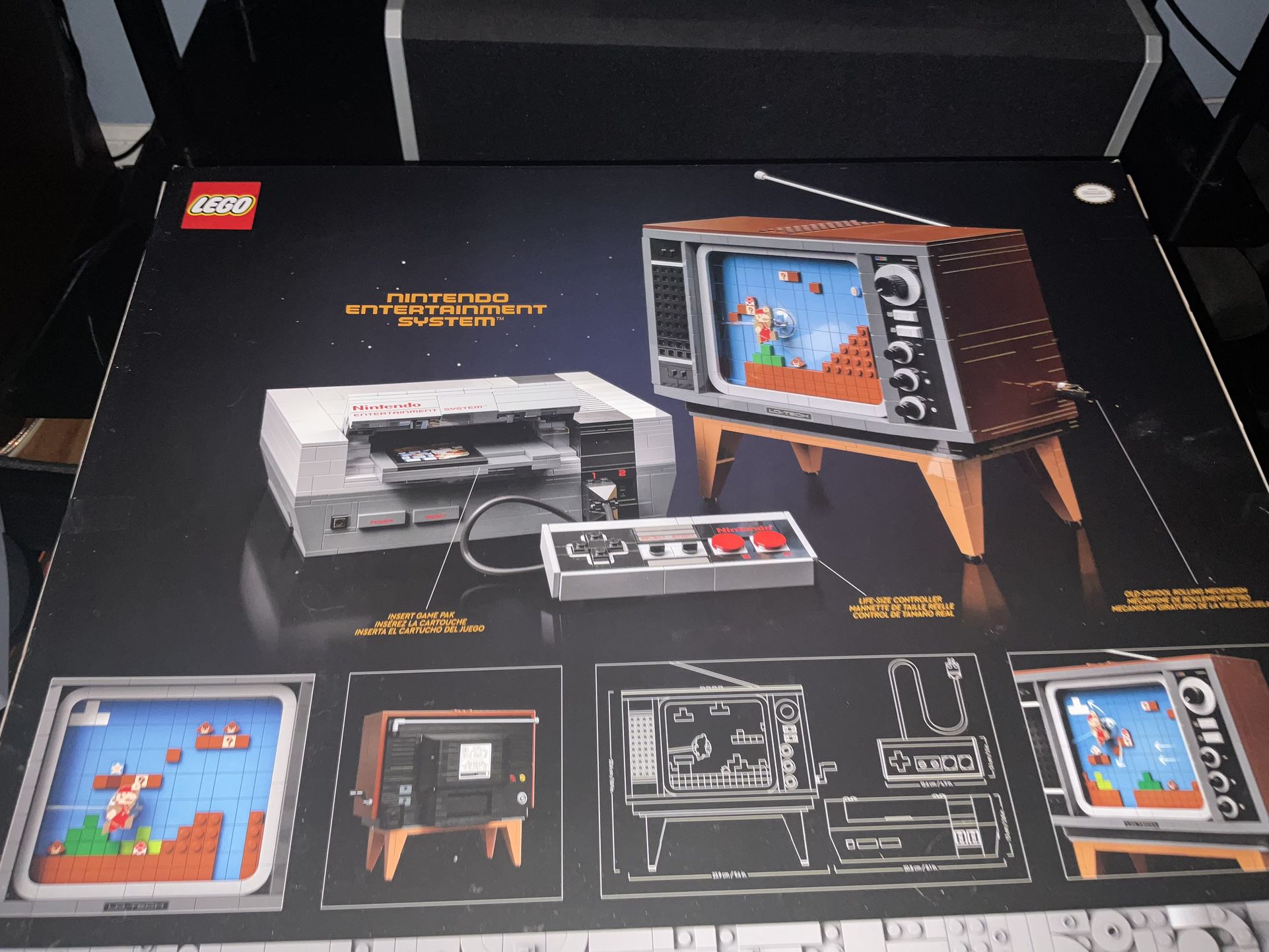 Lego Super Nintendo Set…….$200   and   Lego Mystery Block Set…….$180   or   $350 For Both.