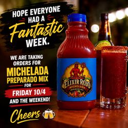 Michelada preparado mix