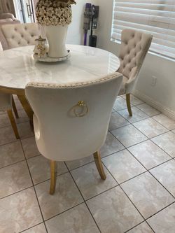 Dining chairs 4 pcs (chairs only ) table not included