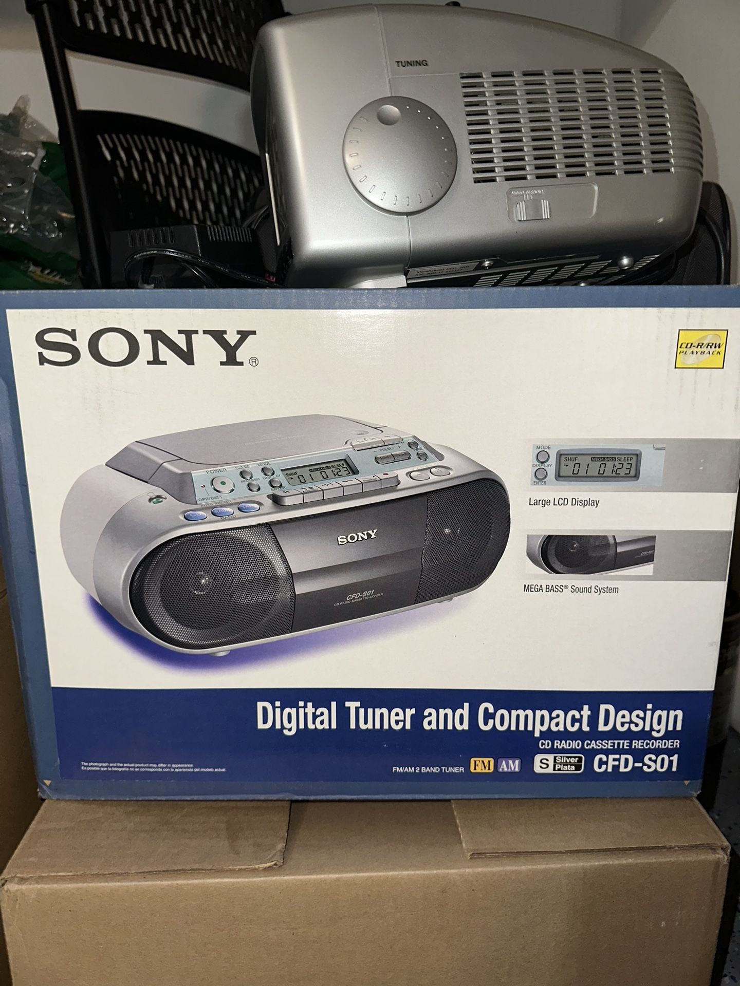 Sony Boombox Cassette Recorder