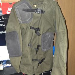 Vintage RARE Creedmoor Shooting Green Jacket Size 44 Cotton MADE IN USA