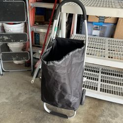 Folding Shopping Cart Or Rolling Utility Cart