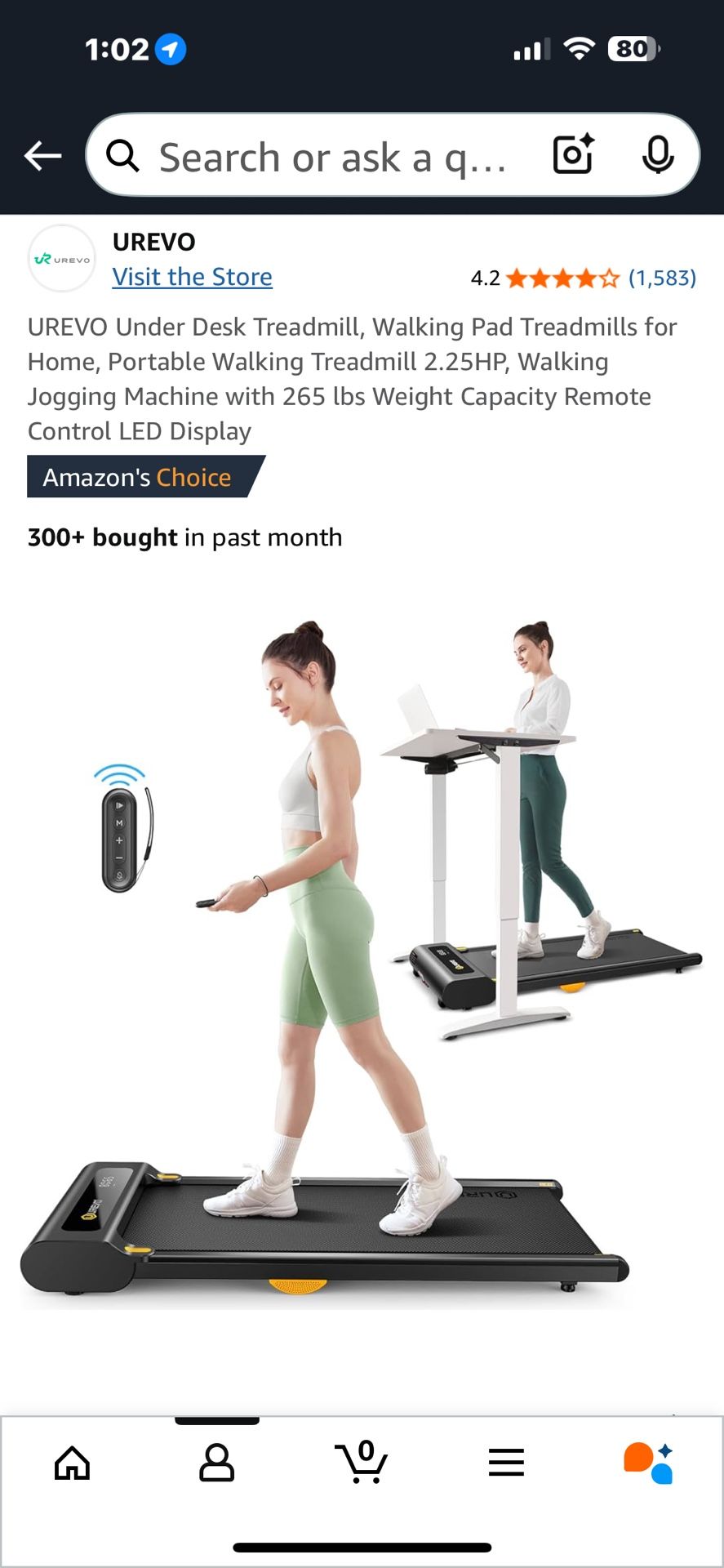 Under Desk Treadmill