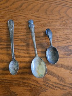 Antique baby spoons