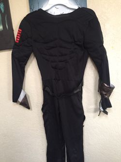 Boys Snake Eyes costume size 7-8