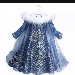 Princess Dress - 2020 New Elsa Dress Girls Party Vestidos Cosplay Girl Clothing Anna