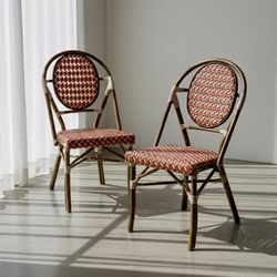 Sillas tipo bistró para patio / terraza – buena calidad (8) 