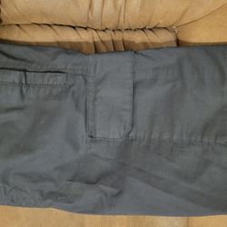 Black H&M Cargo Pants, Open Hem, Regular Fit, Extra Small (XS), Used Like New