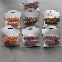Resin hair clips 