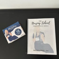 Nursing school Comprehensive Study guide and Pharmacology flash cards  